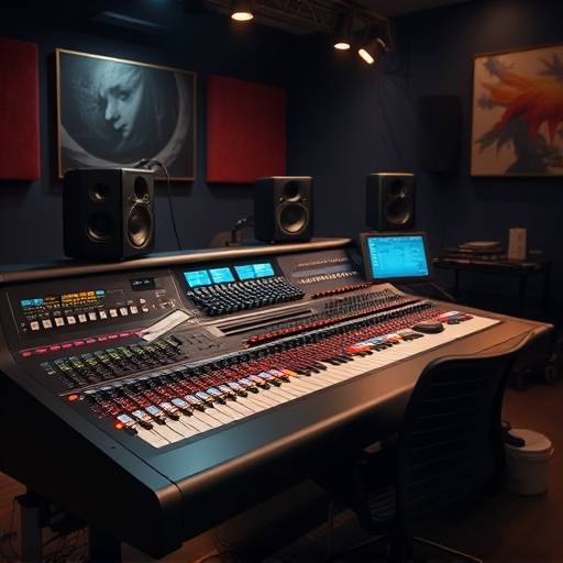 SoundWave Studios Mixing Console